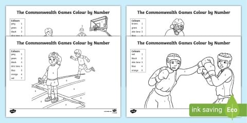 The Commonwealth Games Dot-to-Dot Activity