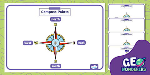Seaside Compass Points Activity