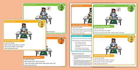 2D Shape Challenge Cards (Ages 6 - 7)
