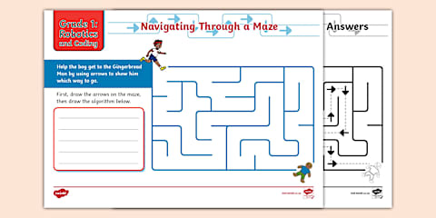 Grade 1 Robotics and Coding - Term 4 - Coding Worksheet: Debugging Dot ...