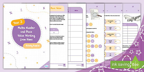 Year 3 Maths Number and Place Value Workbook