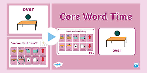 Core Word PowerPoint - Here/There
