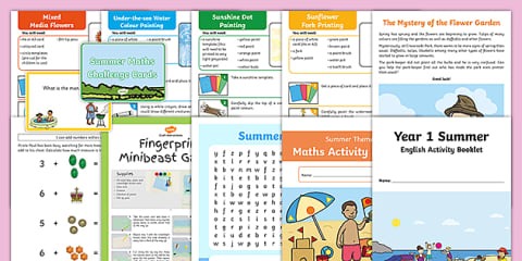 Summer Term Home Learning Ages 3 to 5 Activity Pack