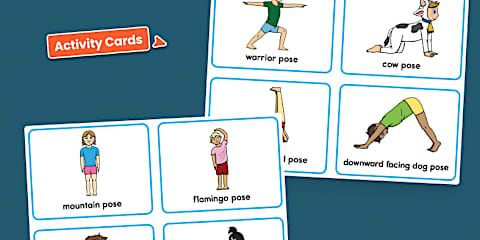 Body Movement Gross Motor Activity Cards