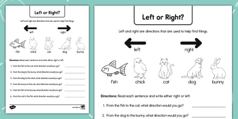 Grade 1 Maths - Term 4 - Position, Orientation and View - Worksheet ...