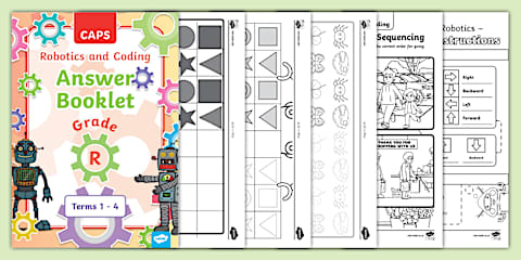 Grade R - Robotics and Coding - Term 2 Coding Worksheet: Getting Ready ...