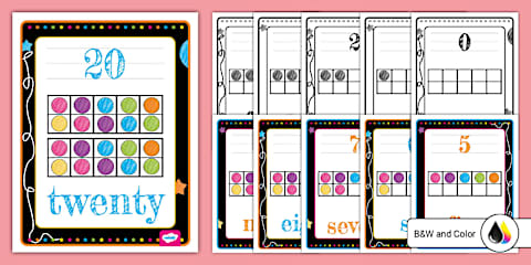 Create Numbers 0-20 With Nature Activity Pack