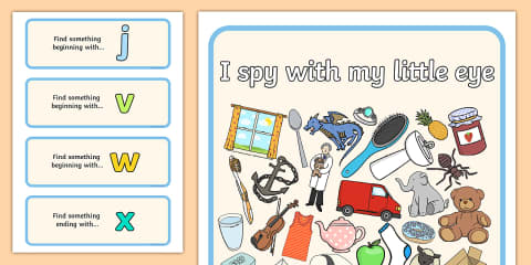 Phonics I Spy - Set 1