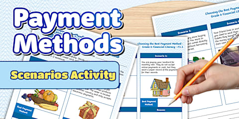 Payment Activity Payment Methods Mix and Match Game