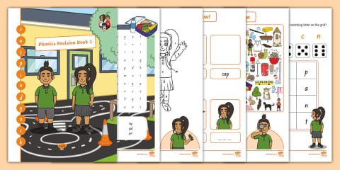 Twinkl Phonics Revision Booklet s a t p i n d g o c k - Level 2