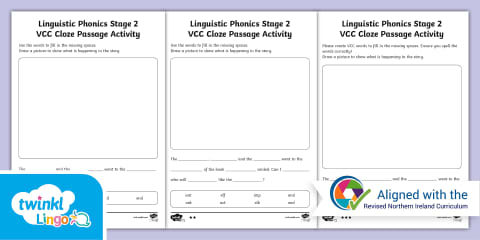 Linguistic Phonics Stage 2 VCC and CVCC PowerPoint
