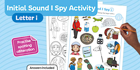 Initial Sound I Spy Activity: Letter n
