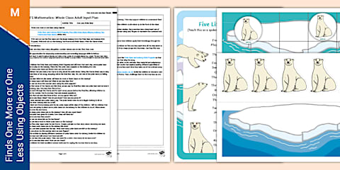 Five Little Polar Bears Rhyme