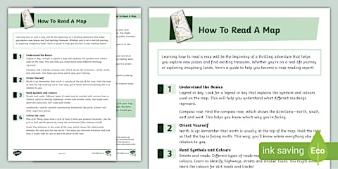 Fact File: How to Read a Map