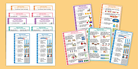 EYFS Reception Maths Summer 'I Can' Targets (Supporting White Rose Maths)