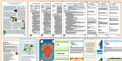 EYFS Numicon Shapes Sand Hunt Activity Adult Input Plan