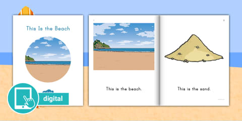 This Is the Beach Early Emergent Reader