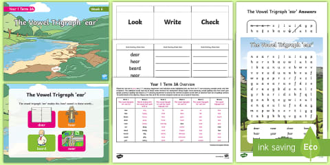Year 1 Term 3A Week 1 Spelling Pack