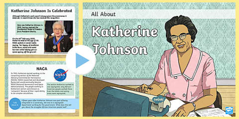 KS2 Katherine Johnson Fact File Template