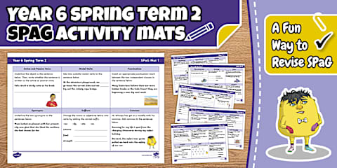 Year 6 Summer Term 2 SPaG Activity Mats