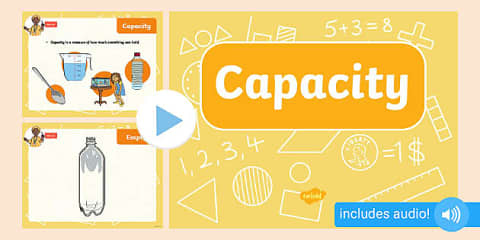 EYFS Measuring Capacity Interactive Game