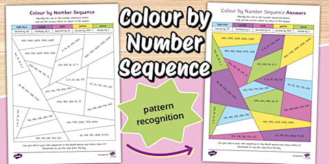 Scottish-Themed Number Sequences Code Breaker Activity