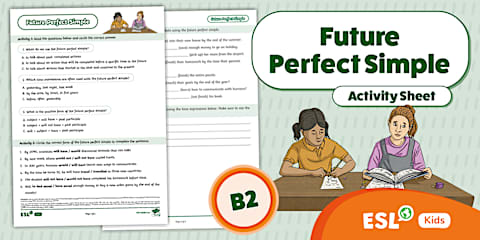 ESL Future Perfect Simple Speaking Activity [Adults, B2]
