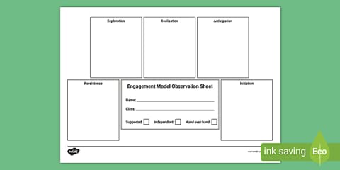 Completed Send Observation Template SENDCo Observation Form