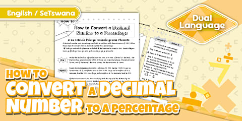 Grade 7 Maths - How to Convert a Decimal Number to a Percentage ...
