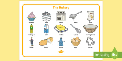 The Bakery Aistear Flashcards