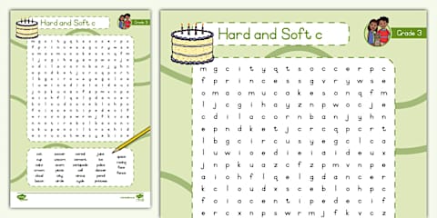 Words with Soft ‘c’ Activity Sheet