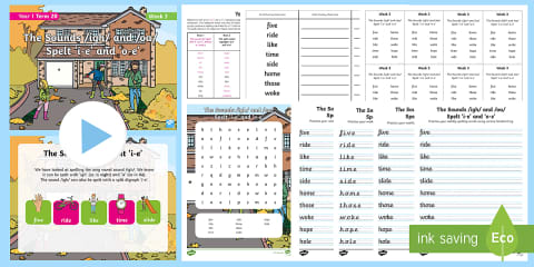Year 1 Term 2B Week 1 Spelling Pack