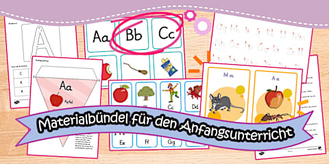 Alphabet Deutsch - Flash-Karten