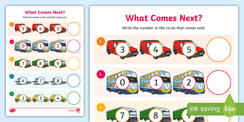 Air Transport Colour and Count Worksheet