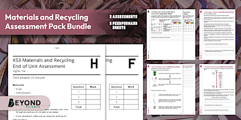 KS3 Ecosystems and Interdependence Assessment Pack Bundle