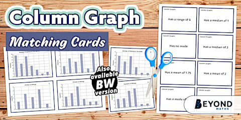 Column Graph Data Interpretation Differentiated Worksheets