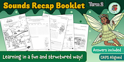 Grade 3 Phonics - Term 2 - Termly Assessment - Activity Pack (CAPS Aligned)