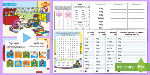 Year 1 Term 3A Week 2 Spelling Pack