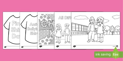 Pink Shirt Day Folding Art Template