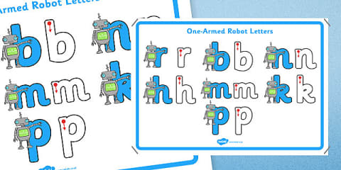 Ladder Letters Formation Display Poster