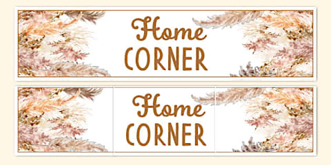 Boho Dreamscape Themed- Calming Corner Display Banner