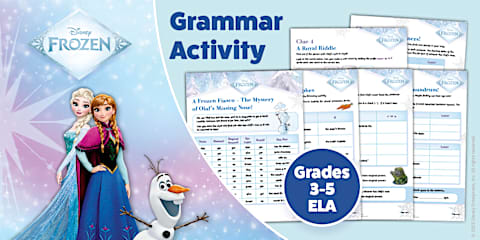 Frozen Math Page Frozen: Count, Add, and Subtract Within 10 and 20 Math Worksheets for K ...
