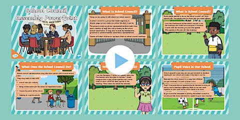 Powerpoint Show Council What Is a School Council? Display Poster