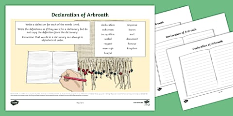 Scottish Wars of Independence Differentiated Handwriting Activity Sheets