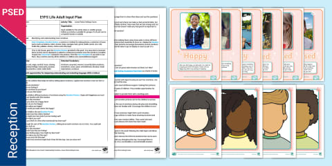 EYFS PSED Regulating Reggie Adult Input Plan and Resource Pack