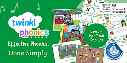 CVCC Words No-Tech Lesson Pack - Level 4 Week 1 Lesson 3