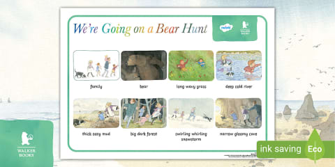We're Going On A Bear Hunt Cut and Stick Story Map