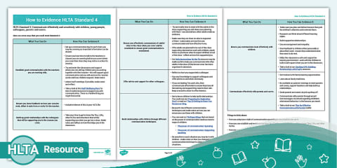 HLTA Standards