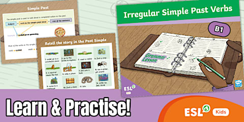 ESL Past Simple vs. Used to Poster [Teens, B1]