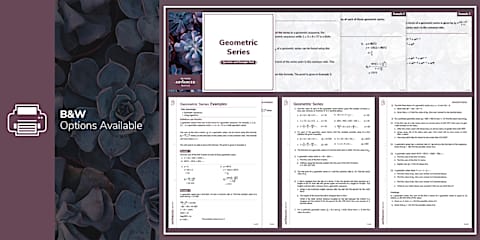Parametric Equations - Question and Example Pack